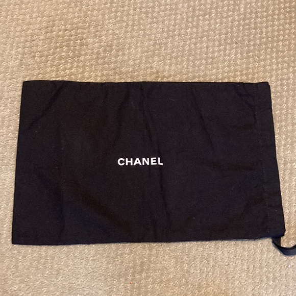 CHANEL BLACK DRAW STRING BIG DUST BAG - Picture 1 of 3